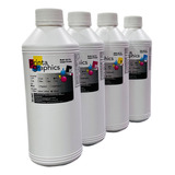 4 Litros Tinta Dye Para Epson T504 T544 T664 L200 L210 L350