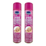 Kit 2 Spray Secante De Esmalte Para Unhas Ideal 400ml