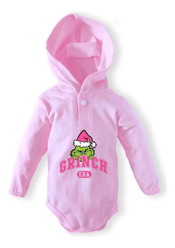 Pañalero Bebe Capucha Rosa- Grinch Era