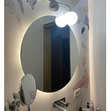 Espejo Reflejar Circular 57 Cm Baño Living Redondo Iluminado