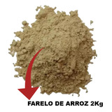 Farelo De Arroz 2 Kg  Nutrição Pesca Ceva Porco Cavalo Gado