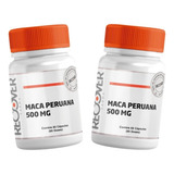 Suplemento Em Cápsula Recover Farma  Estimulante Natural Maca Peruana Vitaminas/minerais Maca Peruana Sabor  Natural Em Pote De 60ml 60 Un  Pacote X 2 U