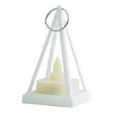 Lámpara De Viento Decorativa, Candelabro Triangular Tridimen