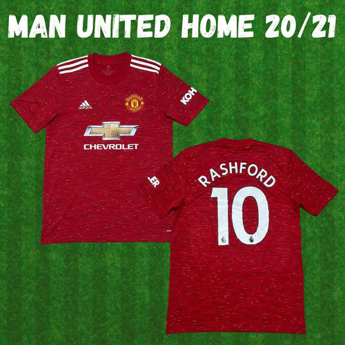 Camisa Manchester United 2020/2021 Rashford adidas