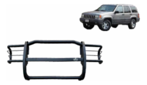 Tumbaburros Delantero Negro Para Jeep Grand Cherokee 93-98