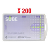 Porta Tarjetas Cubre Credencial Sube  Pack X200 Villa Crespo