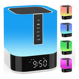 Reloj Despertador Con Bocina Bluetooth Con Luz Nocturna Par