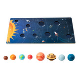 Puzzle Educativo Sobre Planetas Y Sistema Solar Para Niños