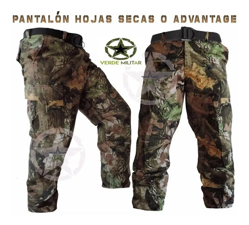 Pantalones Tactico Comando Militar Camuflaje Gotcha Atigrado