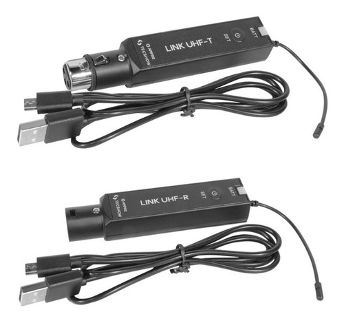 Link Uhf-t Link Uhf-r Transmisor Receptor Audio Inalambrico