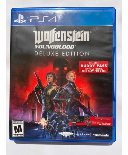 Juego Ps4 Wolfenstein Youngblood Deluxe Edition, Fisico