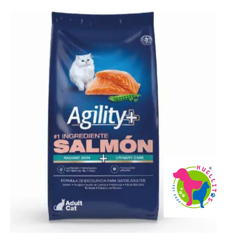 Agility Salmon Gato Adulto X 1.5kg - Huellitas Pet Shop