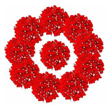 Hortensias Artificiales X10u - Diametro 16cm - Rojo