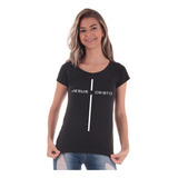 Camiseta Algodão Estampada Cristã Barata Baby Academia