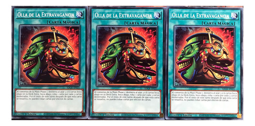 Set Olla De La Extravagancia X3 Yu-gi-oh! Original Konami