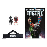 Figuras Batman Who Laughs Y Red Death Con Cómic Incluido - M