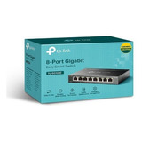 Switch Tp-link Ethernet Tl-sg108e 8 Portas 10/100/1000 Mbps