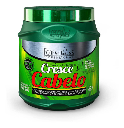  Forever Liss Máscara Cresce Cabelo 1000g - Combate Queda