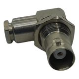 Conector Bnc Femea Angular 0,3x1,8 Solda - 10 Unidades