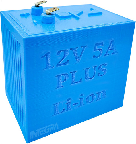 Bateria 12v 5a Pila Alarma Solar Recargable Litio Li-ion
