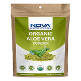 Polvo De Hoja De Aloe Vera Orgánico Certificado De Nova Nut