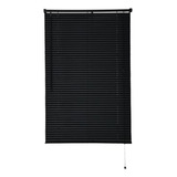 Persiana Lamas Pvc En Negro Ancho Por Alto 120x165 Cm