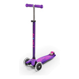 Scooter Maxi Deluxe Led Morado