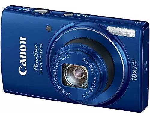 Canon Powershot Elph 150 Is Cámara Digital (azul)