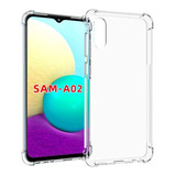 Carcasa Compatible Samsung A02 Transparente Antigolpe