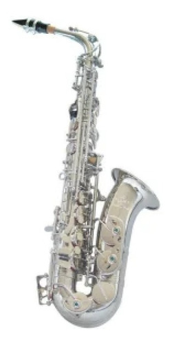 Saxo Alto Mi B Niquel + Estuche Lincoln Winds Jyas1102n