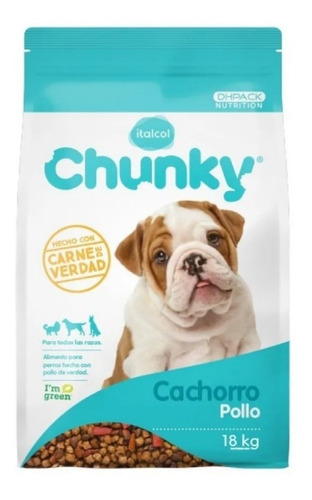 Chunky Perros Cachorros 18 Kilos`+ 500gr Obsequio