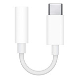 Apple Mu7e2am/a Adaptador Usb-c A Jack 3.5mm Original Blanco