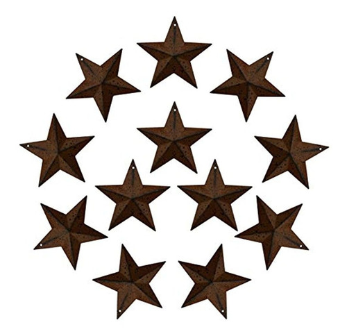 Estrella De Metal Para Pared O Puerta, Diseño Rústico