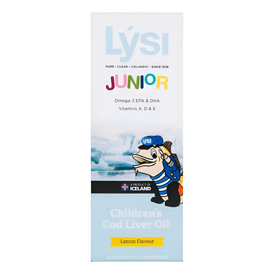 Lysi Omega 3 Epa Y Dha Aceite Hígado De Bacalao Para Niños | MercadoLibre