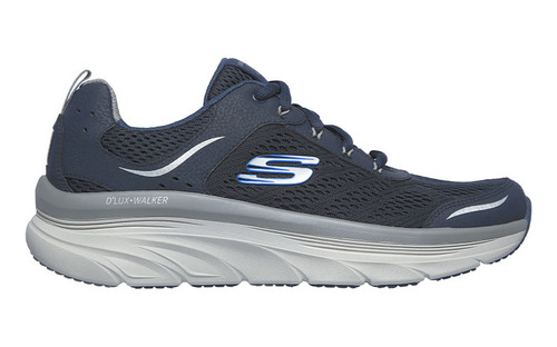 Tenis Hombre Skechers Dlux Walker  - Azul       