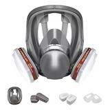 Mascara Respirador Gas Full Face 6800 Con Filtros, Seguridad