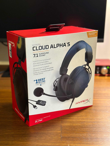 Auriculares Hyperx Cloud Alpha S Blackout