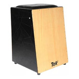 Cajon Nobre Tok Eletroacústico Preto/natural Profissional