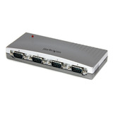 Adaptador De Usb A Serie Rs232 De 4 Puertos De Startech Db9m