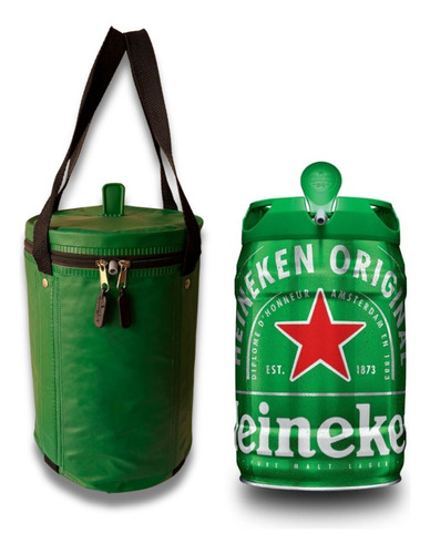 Bolsa Térmica Porta Barril Heineken 5l Cooler Bag Envio Hoje