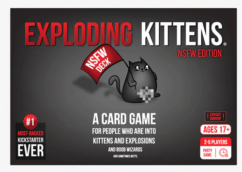 Exploding Kittens Nsfw Gatitos Explosivos Prem. Edc + 2 Exp.