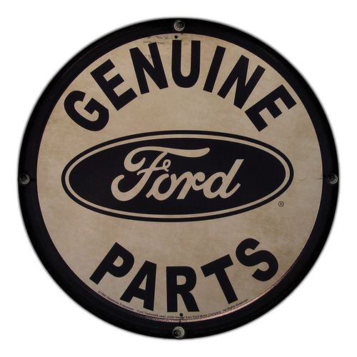 #186 - Cuadro Decorativo Vintage / Ford Cartel No Chapa Auto