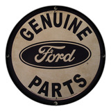 #186 - Cuadro Decorativo Vintage / Ford Cartel No Chapa Auto