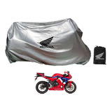 Funda Afelpada Para Moto Deportiva Honda 100% Impermeable!!