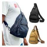 Shoulder Bag Bolsa Ombro Transversal Masculina Multifunciona