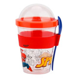 Vaso Yogurt Keep 450 Ml Disney Marvel / Licencia Oficial