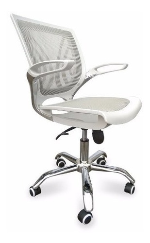 Silla Para Escritorio Ads York Gris Reclinable Y Ergonomica