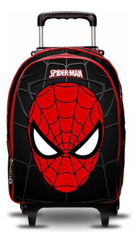 Mochila Escolar Infantil Rodinha - Menino - Homem Aranha