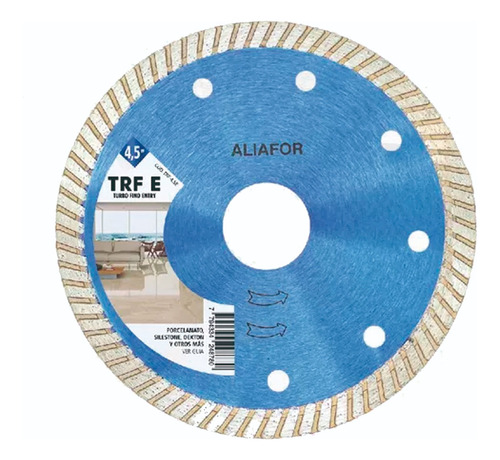 Disco Diamantado 115mm Aliafor Laser Trf E 4 1/2 Porcelanato