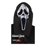 Mascara Scream Ghost  Face Chrome Original Halloween 
